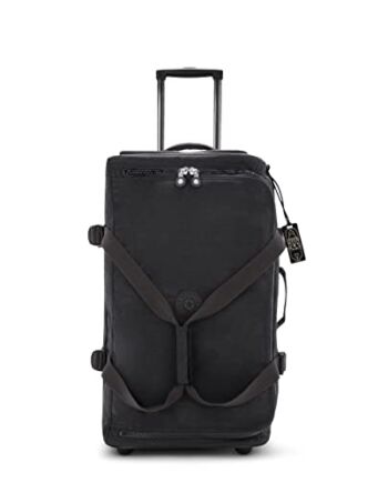 Kipling TEAGAN M Duffle na średnich kołach, pionowy, Black Noir (Czarn