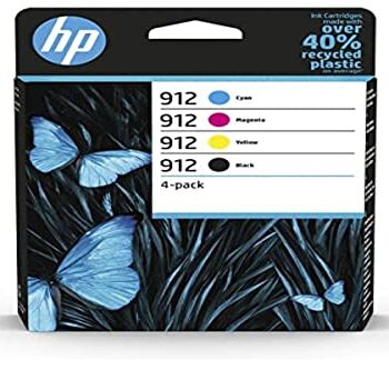 HP 912 - 4er-Pack - Schwarz, Gelb, Cyan, Magenta